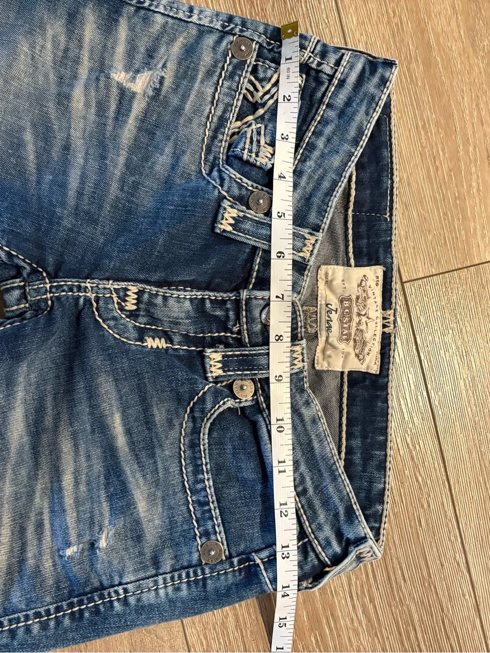 Big Star Women's Skinny Jeans in Washed Blue Denim - Picture 5 of 11